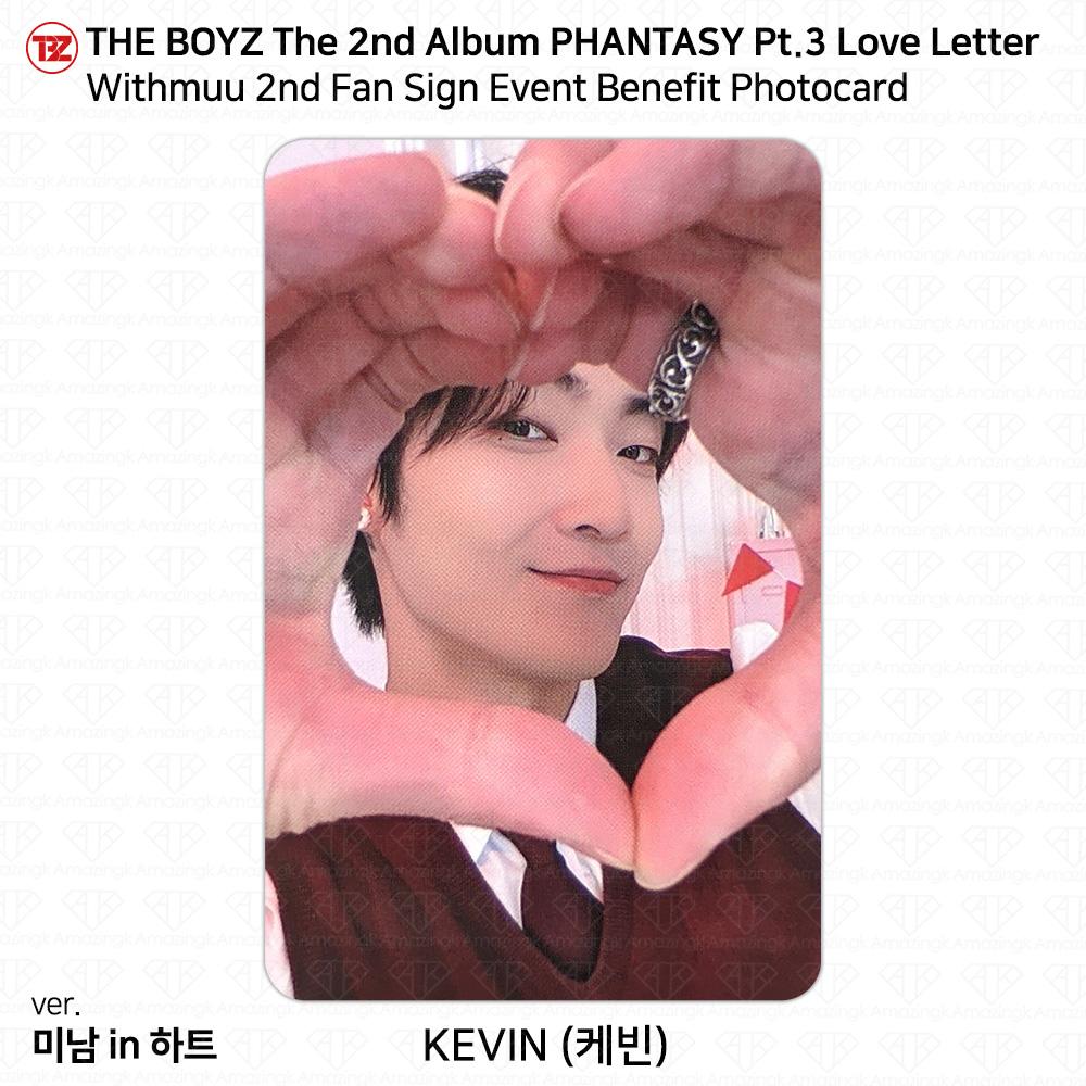 THE BOYZ Phantasy Pt.3 Love Letter Withmuu 2nd Fan Sign Benefit Photocard KPOP