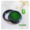 Mirror Nail Powder Pigment Fresh Light Green Rubbing On Nail Art Glitter Dust Chrome Aurora Green Manicure DIY Nails Decorations