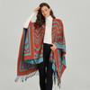 Warm Thickened Tassel Scarf Shawl for Autumn/Winter Travel Photos