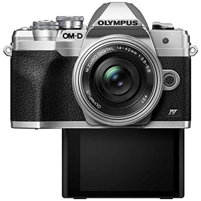 Беззеркальная камера Olympus OM-D E-M10 Mark IV EZ Double Zoom Kit Серебристый
