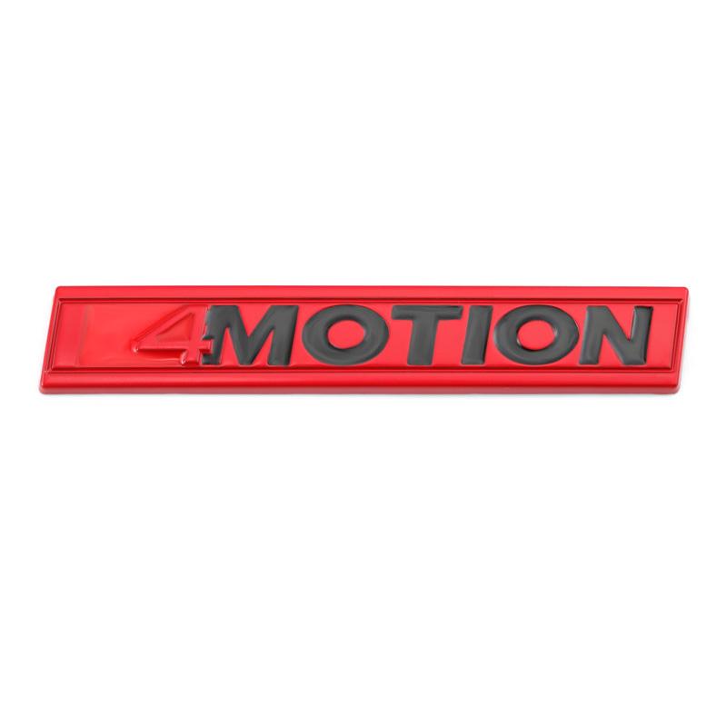 4 Motion Logo Car Stickers Emblem Badge Decals Front Hood Grille for Volkswagen SUV VW Multivan Tiguan Highline 4motion Touareg zd2