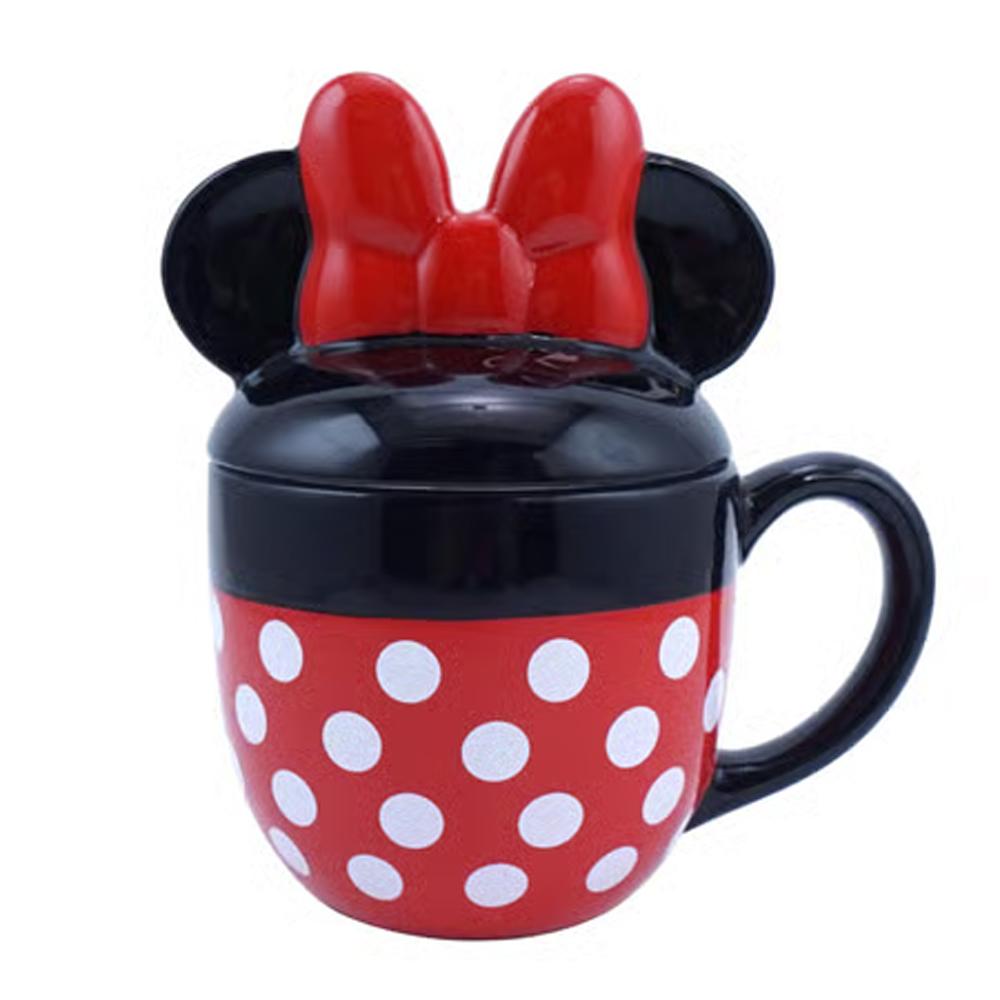 Minnie Mouse Shaped 425ml Mug With Lid
