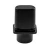 Musiclily Pro Inch-Standard Telecaster Switch Knobs, Square, for USA Fender Guitars, Black (Pack of 2)