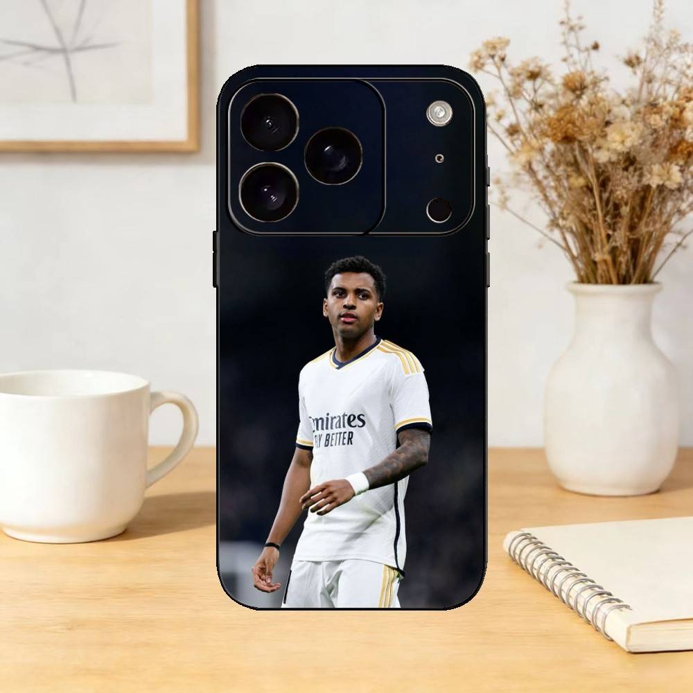 Чехол для телефона Rodrygo S-Silva de G-Goes Для iPhone 17,16,15,14,13,12,11 Plus,Pro,Max,Mini Силиконовый черный Мягкая накладка