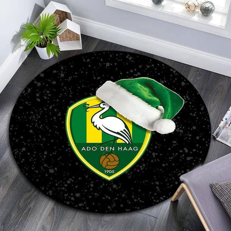ADO Den Haag,Round Area Rug,Carpet Rug for Living Room Bedroom Sofa Playroom Decor,Non-slip Floor Mat