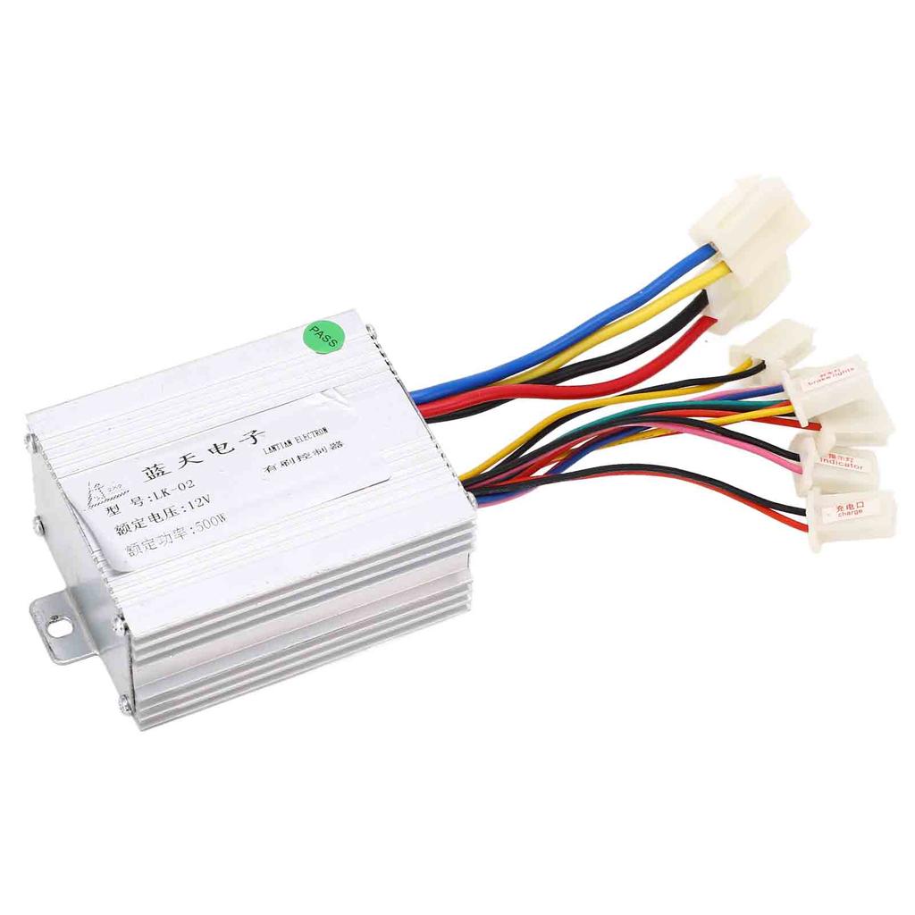 12V 500W Electric Bike Brushed Controller Lithium Battery Bike Retrofitting Controller Parts
