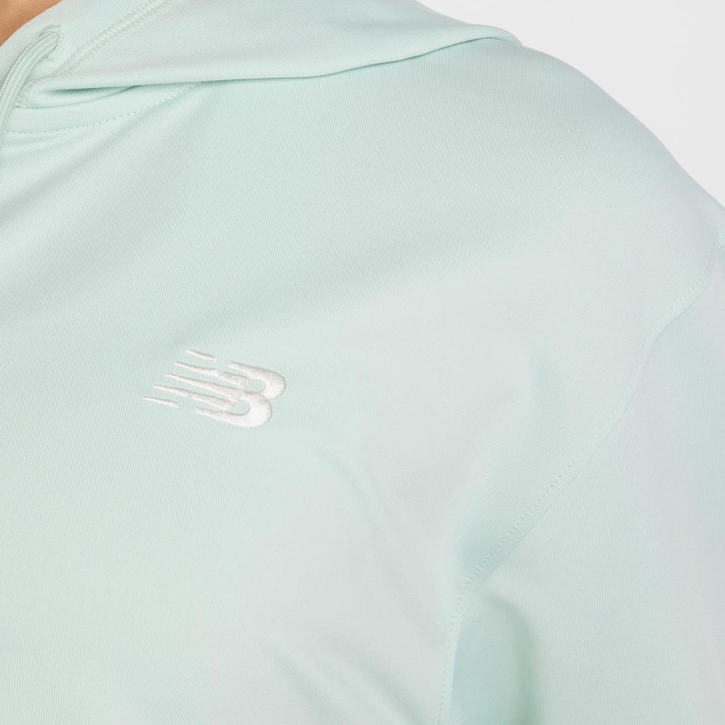 Light French Terry Full Zip Jacket CYS L [New Balance] Women's (AWJ51504) (Clay Ash)