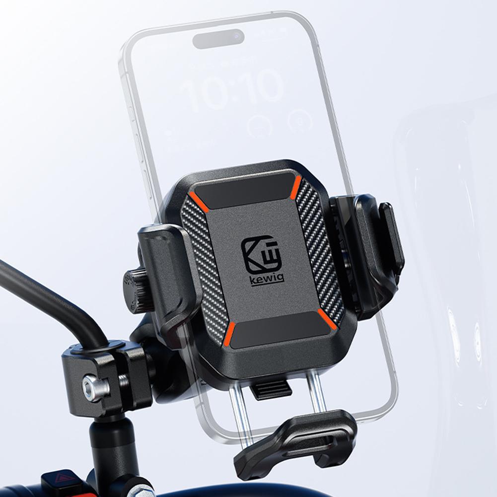 Держатель для телефона на мотоцикле, противоугонный кронштейн на руль мотоцикла, удобный для камеры, противоударный стенд для телефона