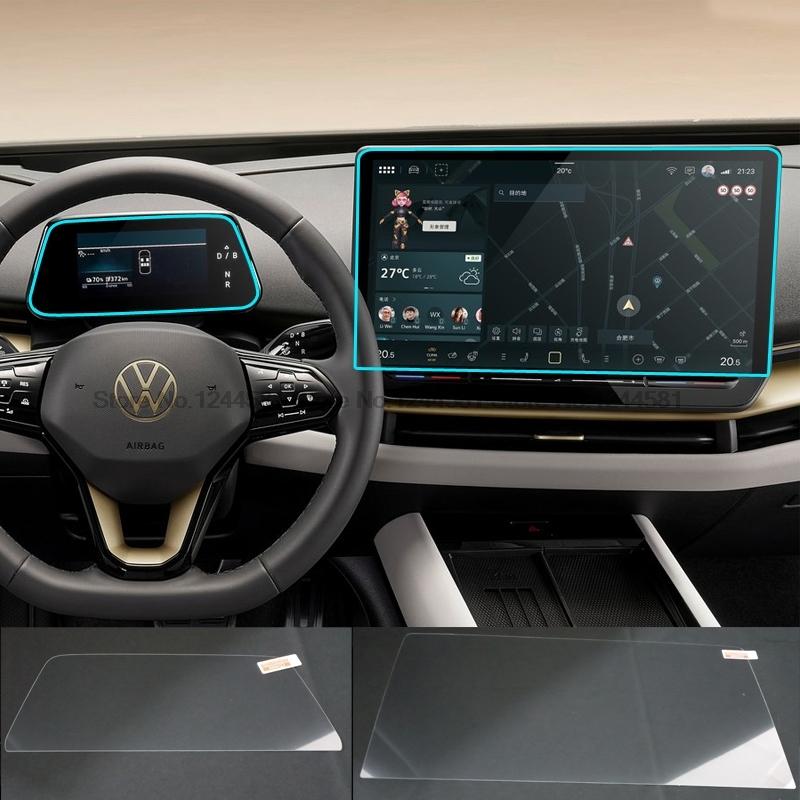 Закаленное стекло Для Volkswagen ID.UNYX 2024 2025 Автомобильная GPS-навигация Защитная пленка LCD-экран Защитное стекло экрана Антицарапающая пленка