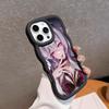 HSR Thelema Чехол для мобильного телефона из ТПУ с волнистым краем для iPhone 17 16 15 14 13 12 11 Air Pro Max Plus Цветная крышка
