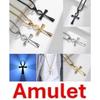 Necklace Vintage Pendant Amulet Talisman Ankh Cross Men Women Stainless Steel Egypt Egyptian Key Life Religious Jewelry Gift