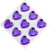 3D Acrylic Diamond Crystal Stickers Love Heart Face Gems Stickers for Party Show DIY Crystal Rhinestone Temporary Tattoos 4/18mm
