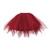 Women Tulle Skirt 50s Tutu Petticoat Elastic Waist Short Ballet Crinoline Petticoat Carnival Costume Underskirt