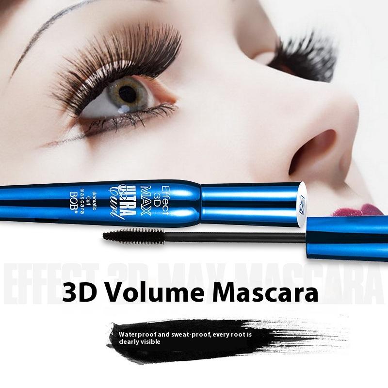 Трехмерная 3D тушь для ресниц Прочная водостойкая нераспускающаяся тушь для ресниц Тонкая густая завитая тушь