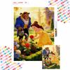 Disney Beauty and the Beast diamond painting mosaic art kit 5D handmade diy gift home decoration