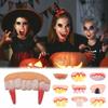 Hallowmas Tricks Toy  Disgust Ugly Denture False Rotten Teeth Model Tooth