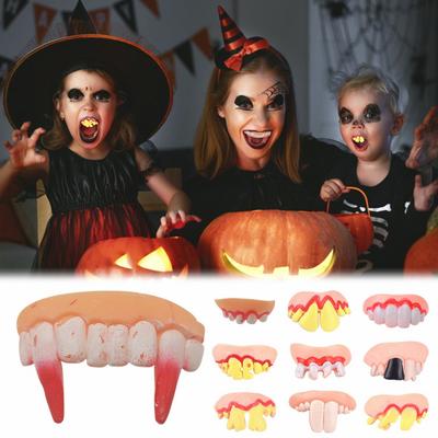 Hallowmas Tricks Игрушка Отвращение Уродливый Протез Ложные Гнилые Зубы Модель Зуба