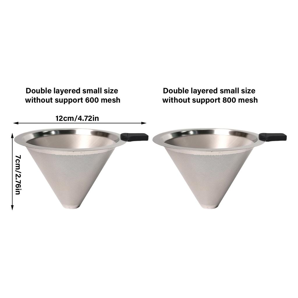 Чашки кофейного фильтра из нержавеющей стали Кофейный фильтр Чашка кофейного фильтра Дриппер Пуровер Кофейный фильтр Инструмент для эспрессо