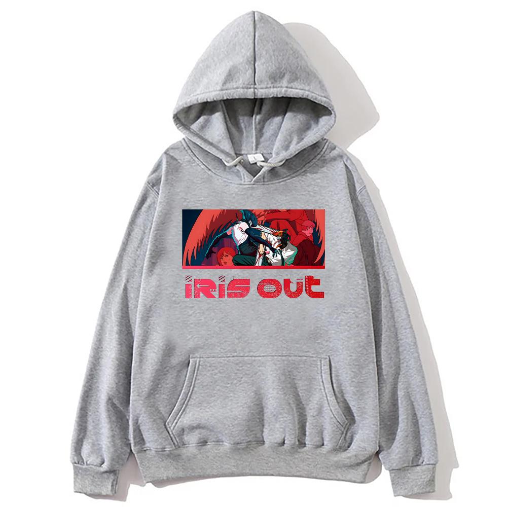 ХУДИ ИЗ ЯПОНСКОГО АНИМЕ IRIS OUT Yonezu Kenshi IRIS OUT Новые Графические Толстовки Женские Мужские Харадзюку Пуловер Y2K Худи с Длинным Рукавом