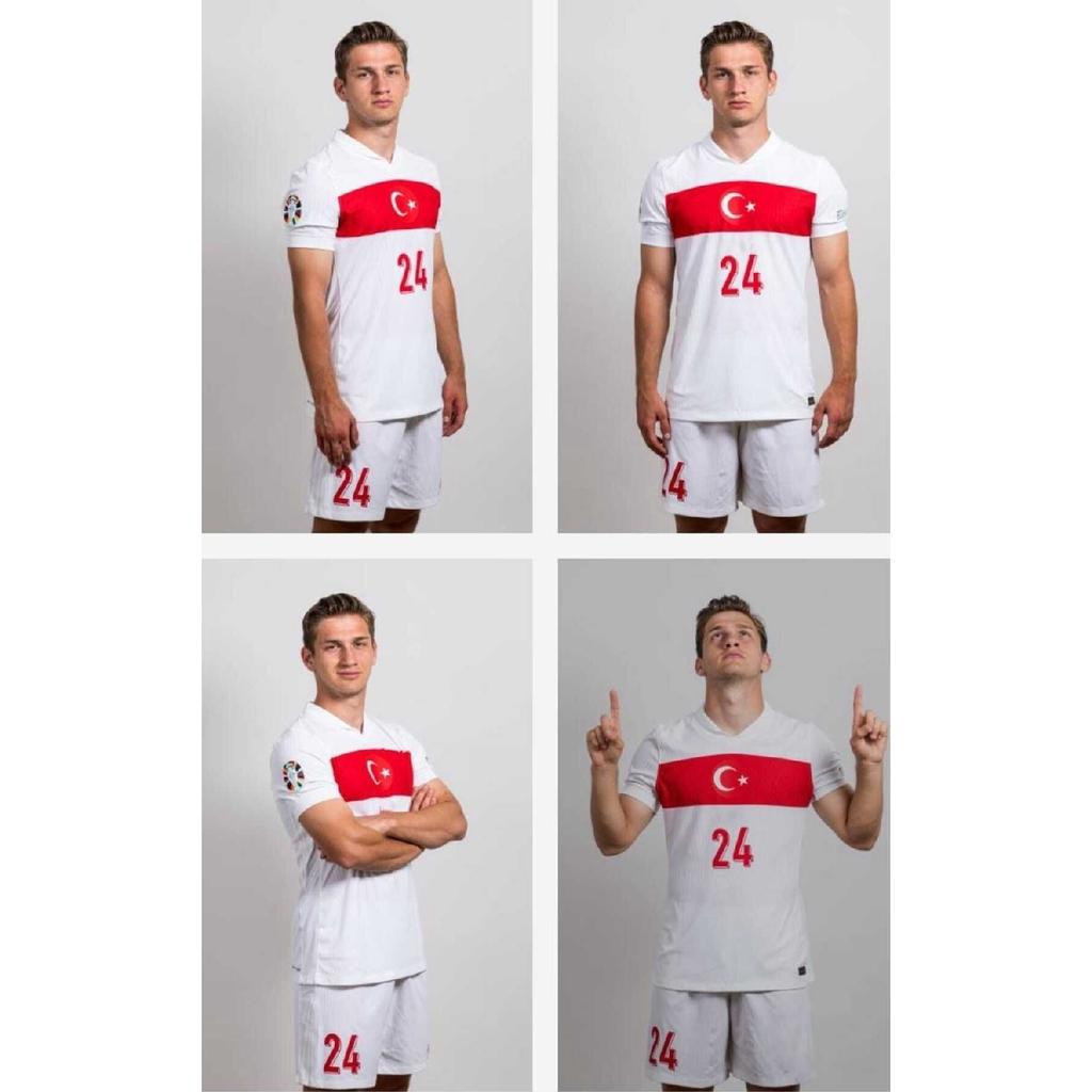 Trkiye National Team Euro 2024 Semh Klsoy Jersey (white)