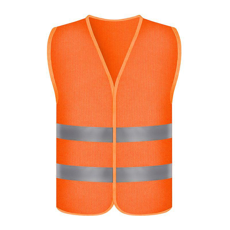 Breathable Reflective Safety Vest for Construction Workers - Custom Logo Available