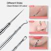 3 шт. Глубокоочищающий зажим для клеток, выскабливание и закрытие иглы для удаления угрей, новые пинцеты для удаления черных точек