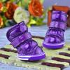 4Pcs/Set Winter Pet Snow Boots Casual Warm Slip-Resistant Waterproof Design Shoes Non-Slip Boots For Small Medium Dog Chihuahua