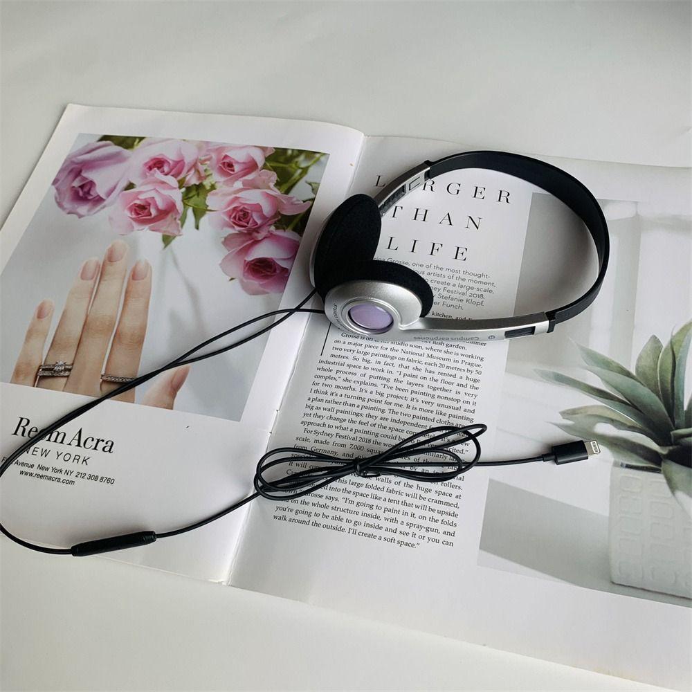 Гарнитура Millennium Wind Retro Personality Проводные наушники Классические наушники Y2K Наушники Outdoor Mp3