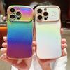Подходит для iPhone17Promax цветной гальванизированный чехол для мобильного телефона Apple 16Pro/15 боковой чехол с волнами-сердечками