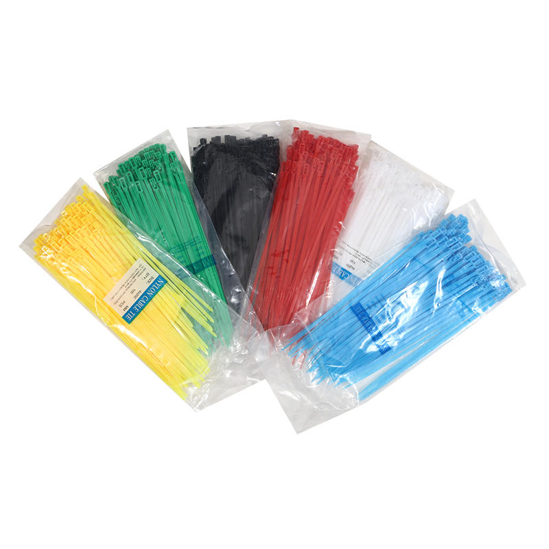 100 PCS Self-Locking Nylon Cable Ties Multi-Purpose Cable Cord Management Organizer Fastening Loops