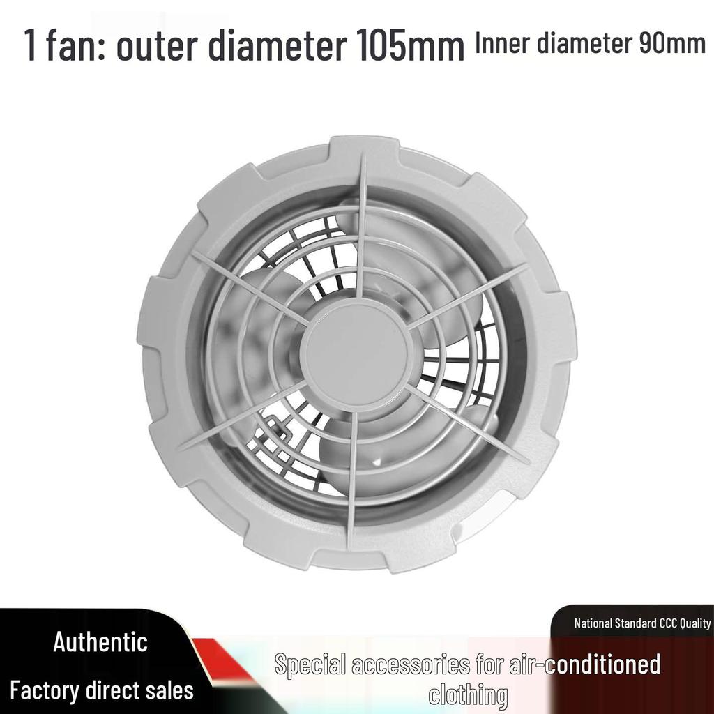Portable USB-Powered Air Conditioning Clothes Fan with Battery Options