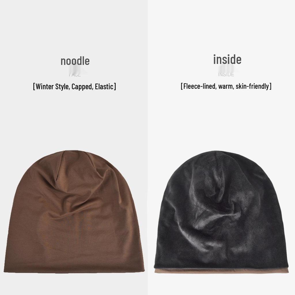 Versatile Cotton Beanie: Thin, Cuffed, Plain Style for Men & Women