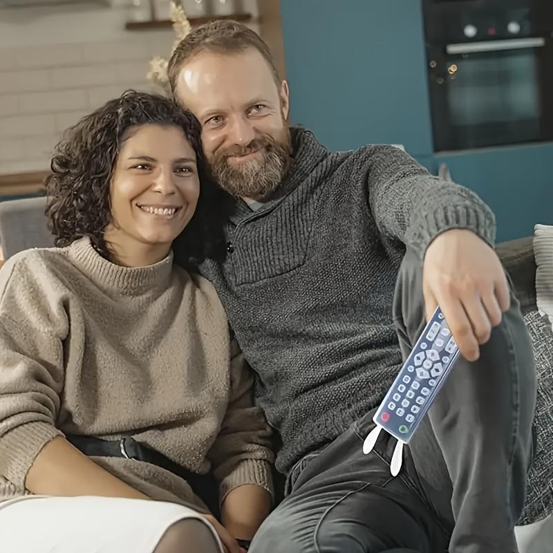 Крышка пульта ночника с кроличьими ушками, силиконовые пылезащитные защитные чехлы для пультов ТВ, кондиционера, светящийся в темноте чехол для пульта