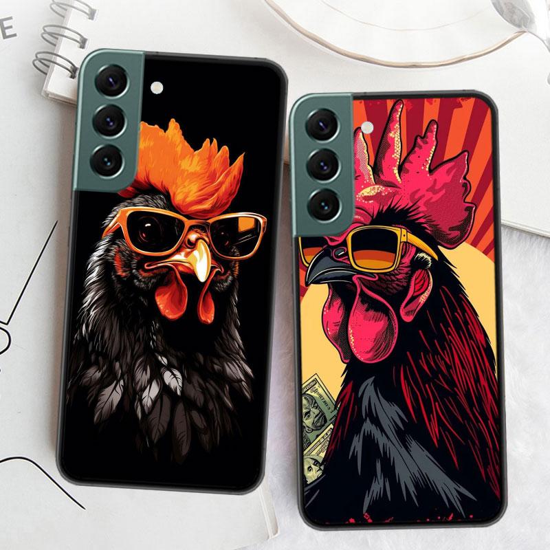 Крутой Петух Делающий Деньги Чехол Для Телефона Для Samsung Galaxy S22 S25 Ultra S21 S10 Plus S26 Edge S20 S23 S24 FE Чехол Силиконовый Так