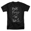 Pink FloydS The Wall МужскаяЖенская Хэви-металл Группа Хлопковая Футболка С коротким рукавом Футболка Хип-хоп Одежда Винтажные Топы Уличная одежда