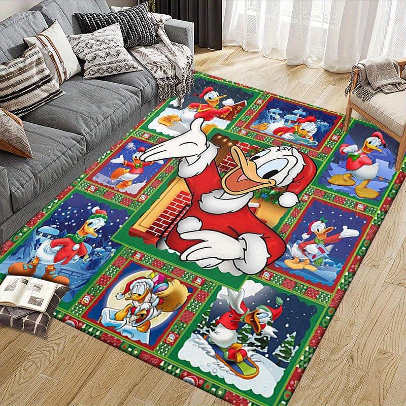1 шт. Ковер с рисунком персонажей мультфильмов Disney, ковер для зоны, нескользящий ковер, коврик для пола, стирающийся вручную, подходит для гостиной, спальни, домашнего декора