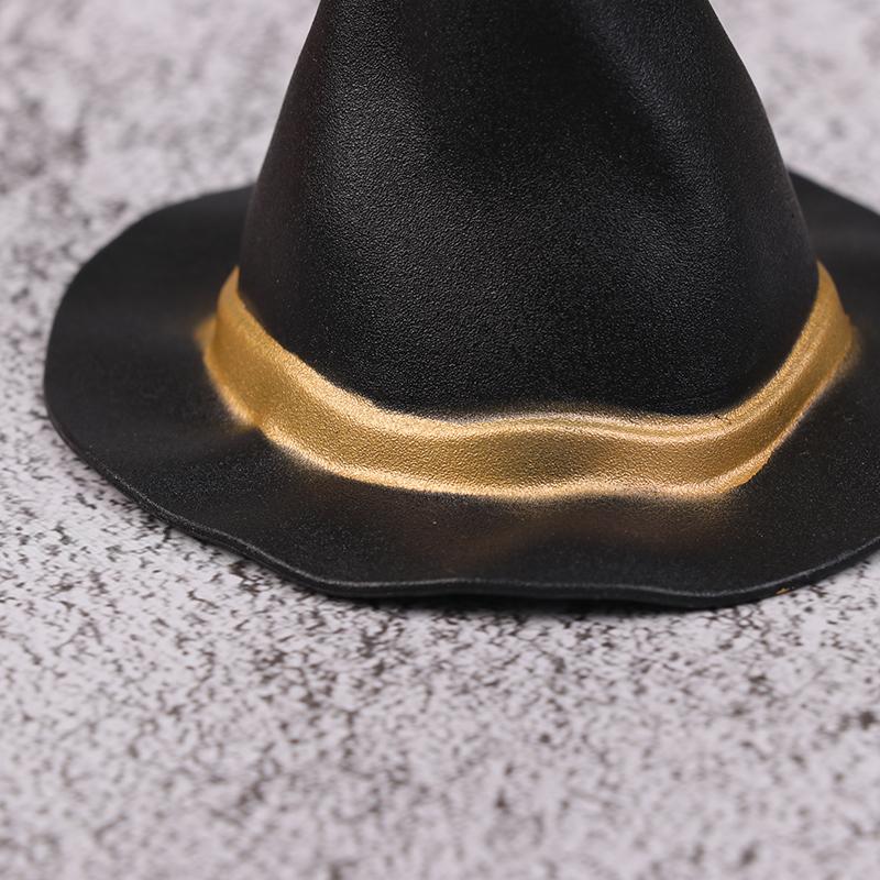 6/10 шт фетровая ткань крошечные шляпы орнамент крышка миниатюрная шляпа ведьмы маленькие шляпы для украшения торта Хэллоуин украшение игрушка