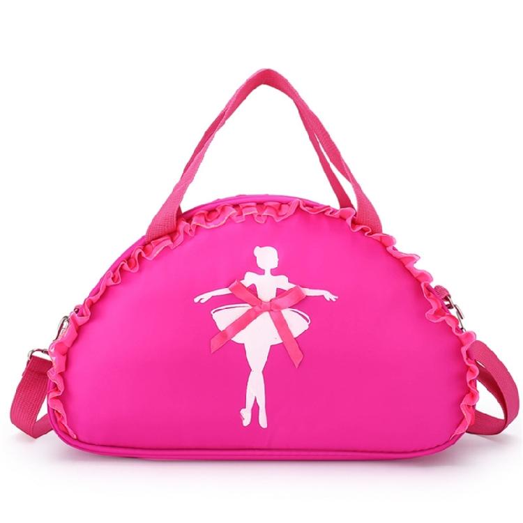 Девочка Воланы Кружево Балетная Сумка для Танцев Милая Сумка-Клатч Сумка Через Плечо Рюкзак
