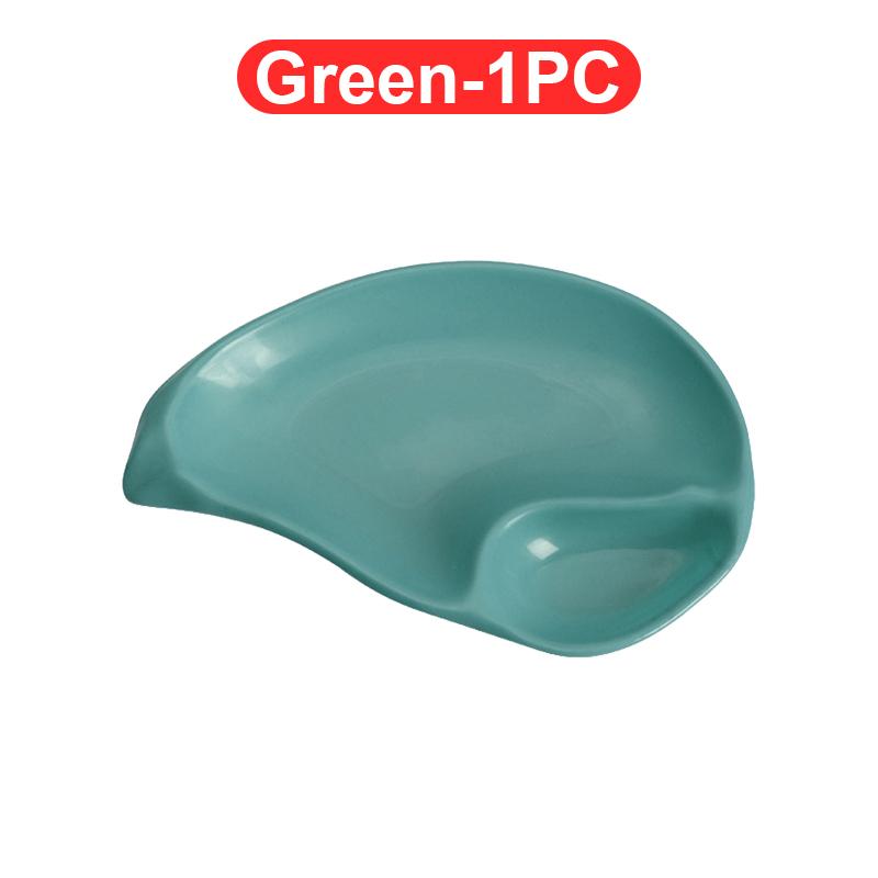 Креативная форма для ракушек Пластиковые тарелки для пельменей с уксусными дисками Суши Картофель фри Завтрак Сухофрукты Косточки Плевательные блюда Посуда