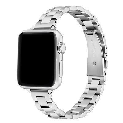 Классический тонкий ремешок для Apple Watch Band 41 мм 40 мм 38 мм ремешок из нержавеющей стали для браслета iWatch 9 8 7 6 5 SE 44 мм 45 мм Ultra 49 мм