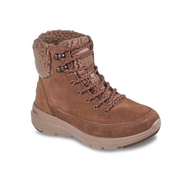 Коричневые ботильоны Skechers Glacial Ultra Woodlands 16677/BRN