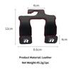SLZPW1 Double Hooks Fastener For Automotive Leather Seams Storage Practical accessory For VW R Golf Passat mk5 Scirocco Jetta GTE GTI