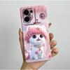Чехол для Oppo Reno 13F CPH2699 Красивый Цветочный Чехол Мягкий Силиконовый Чехол Полная Защита Для Oppo Reno13 F Reno13F 5G Чехлы Fundas