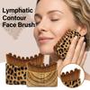 With Storage Box Lymphatic Contour Face Brush Square Shape Contour Face Brush  Skincare Treatment