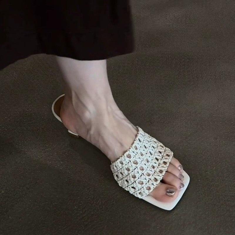 Fashion Women Slippers Fashion Heeled Sandals Dress Elegant Woman Shoes 2025 Designer Brand Party Pumps Luxury New Sandalias De Mujer