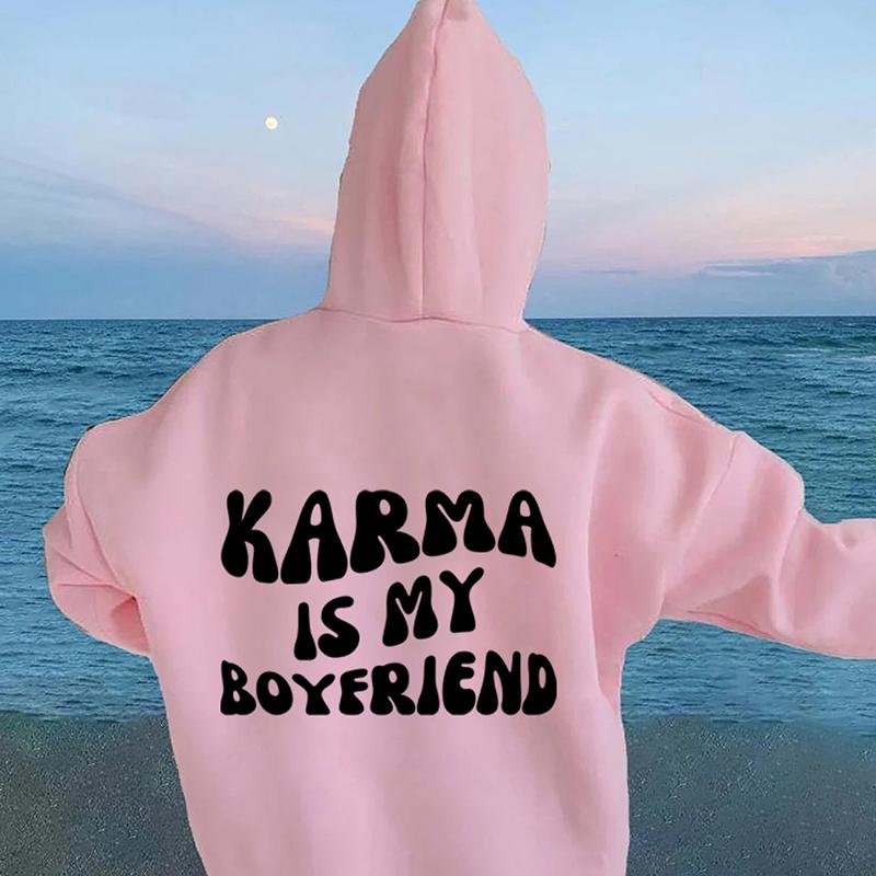 Толстовка Karma Is My Boyfriend с капюшоном в стиле Midnights Meet Me At Midnight Lyric Hodoies Kawaii Harajuku Tops