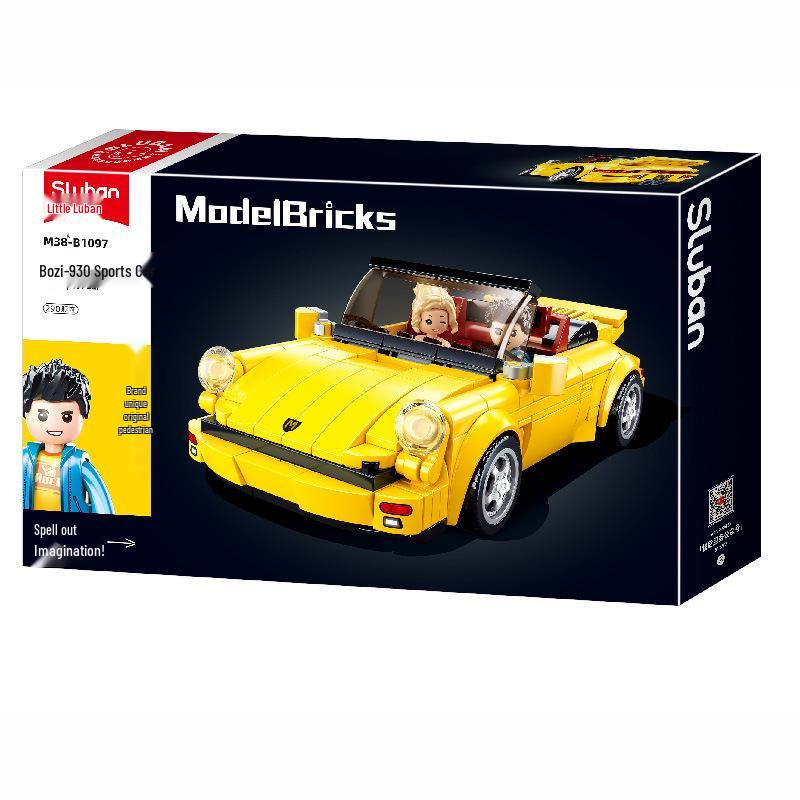Porsche Bozi 930 Boys Building Blocks Model Toy by Xiao Luban