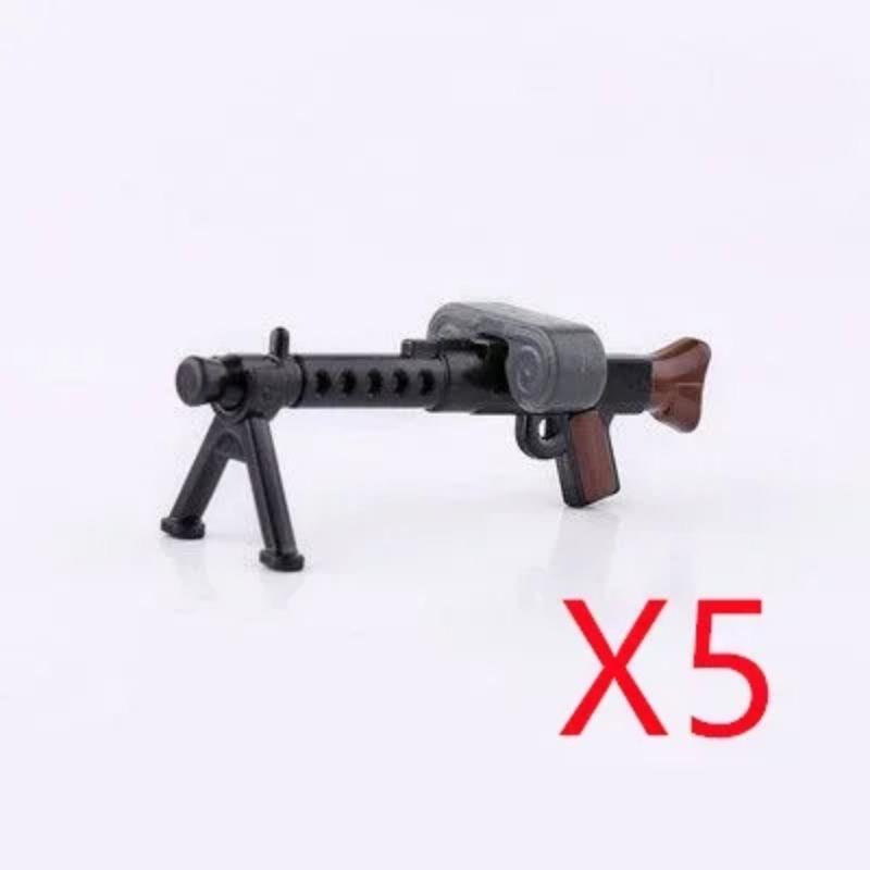 5 СМ Вторая мировая война Военные строительные блоки Американские Немецкие Советские Фигурки солдат Оружие Аксессуары Пистолеты Пистолет Снайперский ремень Мини-кирпичики MOC