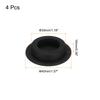 uxcell High Temperature Resistant Silicone Plug Mount Diameter 30mm/1.18" T-Shaped Rubber Stopper Hole Plug