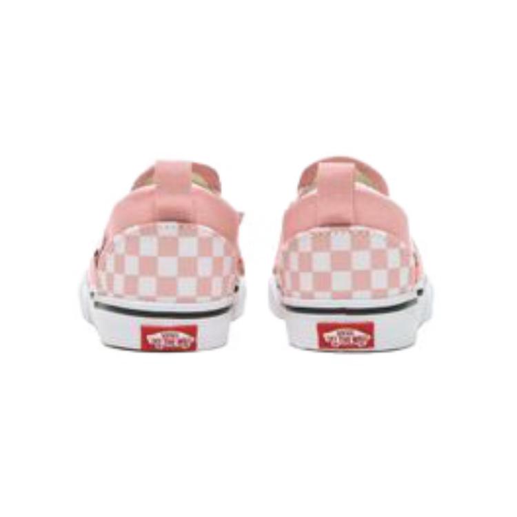 Vans Классические слипоны V TD Шахматная клетка - Черно-белые детские кроссовки VN0A34885GX